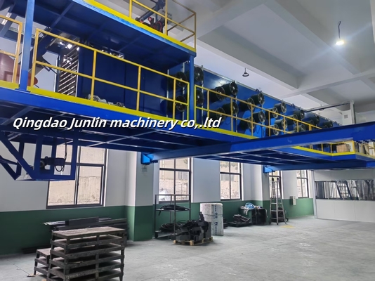 Quality  Overhead Contact Free Suspended Batch Off Cooler For Hot Rubber Sheets factory