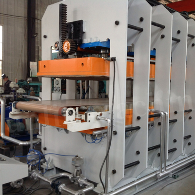 Quality  Electrical Heating Hydraulic Rubber Vulcanizing Press Machine 2 Working Layers factory