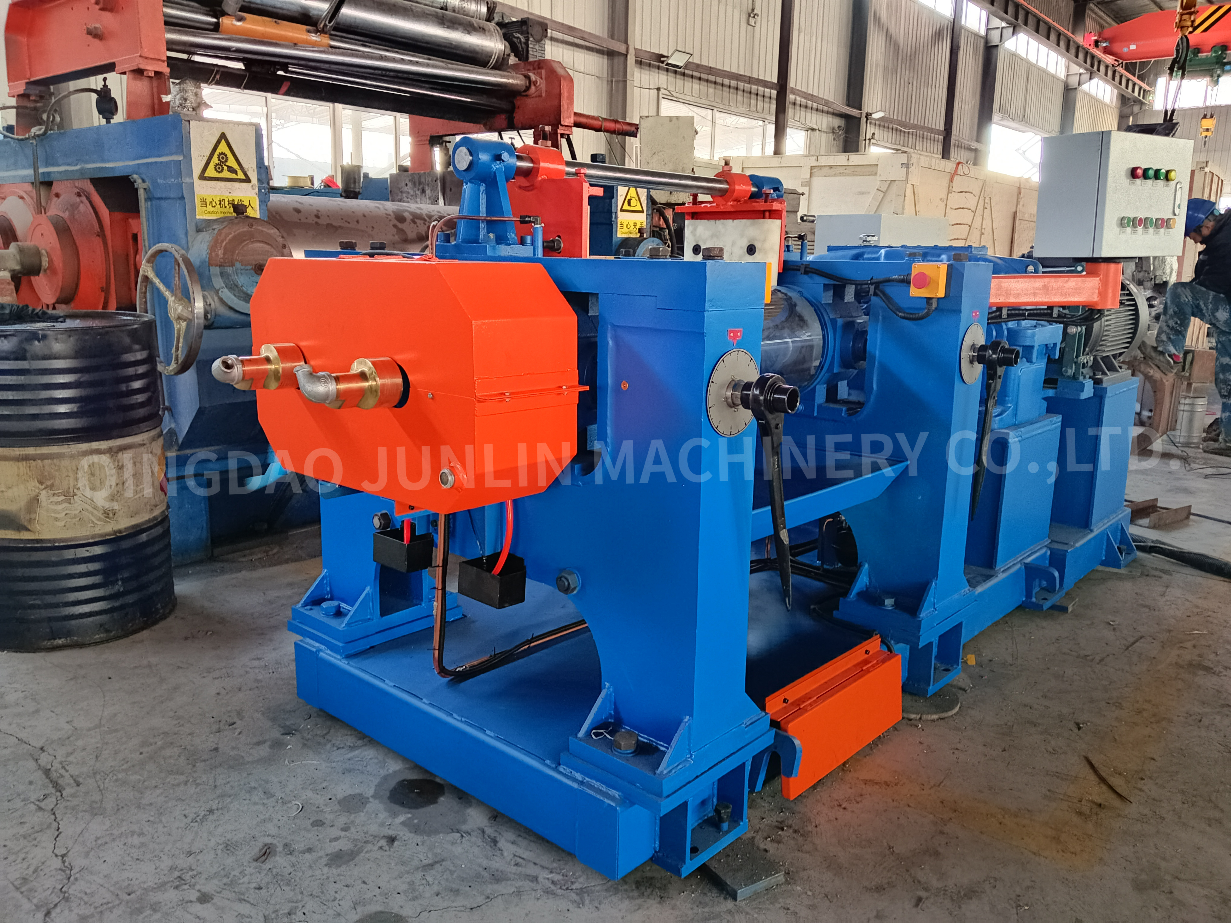 XK-300 Fully Automatic Electric-heated Open Mill With Emergency Stop Button