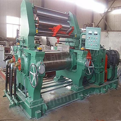32 Inch XK-810 Two-Roll Rubber Mixing Mill with Stock Blender