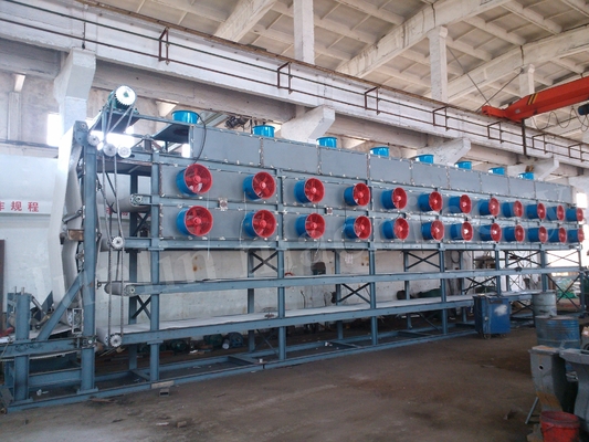 Horizontal Conveyor Belt Rubber Sheet Cooling Machine Electric Powered