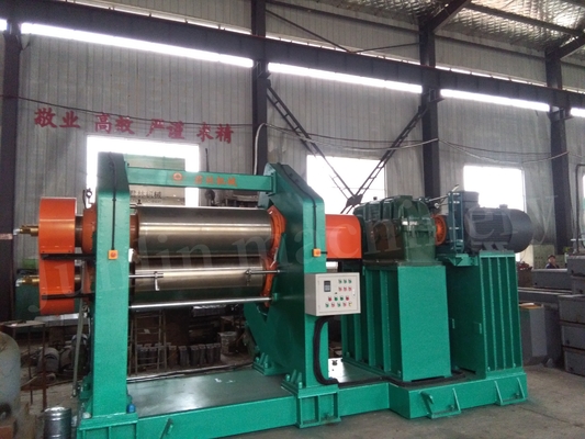 2 Roll Calender Machine For Rubber Manufacturing Process Low Maintenance