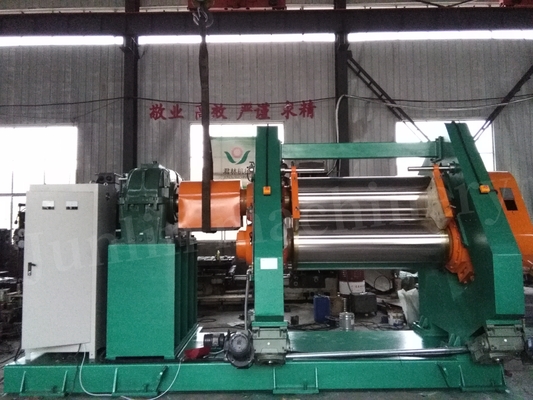 2 Roll Calender Machine For Rubber Manufacturing Process Low Maintenance