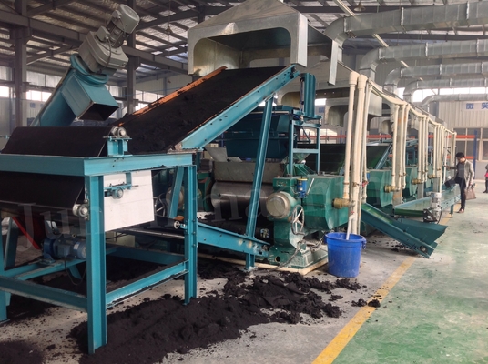 Auto Control Customized Waste Tire Recycling Machine For Rubber Powder Production Line