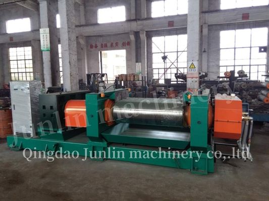 XK-560 22 Inch PLC Controlled Open Mill Rubber Mixing Machine / Rubber Mixer