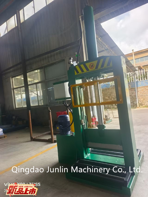 Powerful Hydraulic Rubber Cutting Machine Rubber Strip Cutter 4kW