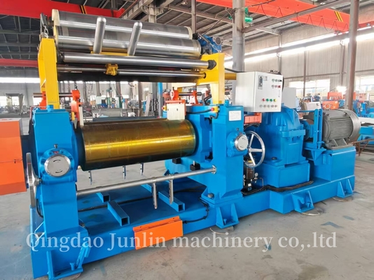 Open Type Rubber Mixing Mill Machine Two Roll Mill For Rubber Compounding Xk-450