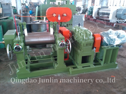 XK-230 Dua Roll Mixing Mill Peralatan Campuran Karet 380V Disesuaikan
