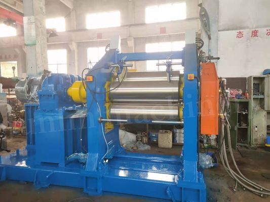 XY Series Three-Roll Rubber Calender Machine For Rubber Sheet