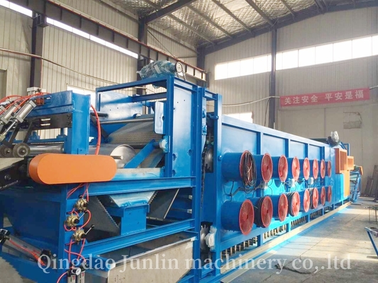 Floor Type Hanging Rod Rubber Batch Off Cooler With Adjustable Speed
