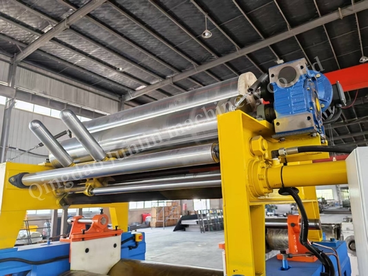 Lab Two Roll Mill Stock Blender For Rubber Mixing Mill PLC Control