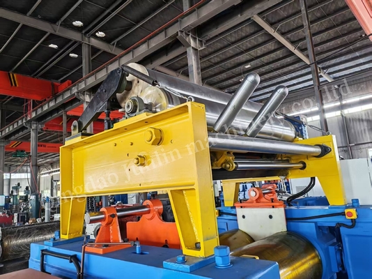 Lab Two Roll Mill Stock Blender For Rubber Mixing Mill PLC Control