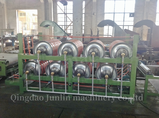 High Efficiency Roller Type Rubber Sheet Cooling Machine / Batch Off Cooling Line
