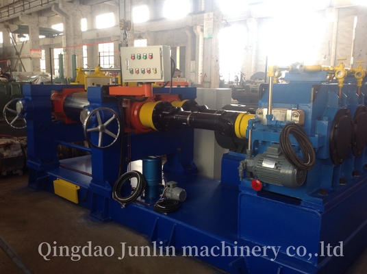 16 Inch Two Roll Silicone Rubber Mixing Mill 37kw PLC Control Xk-400