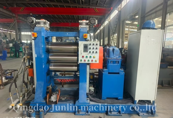 High Performance Three Roll Rubber Calender Machine For Rubber Sheet Automatic