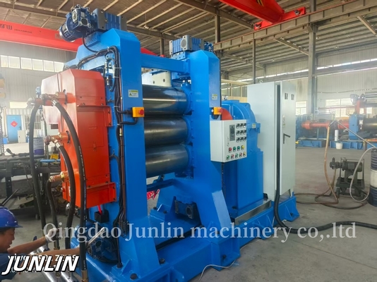 Efficient Adjustable Speed 4 Roll Rubber Calender Machine With Chilled Cast Iron Rolls