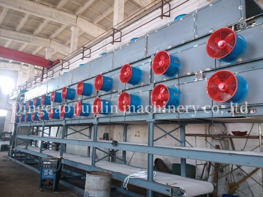 Flat Sheet Conveyor Type Batch Off Cooler Machine Rubber Cooling Line Customized