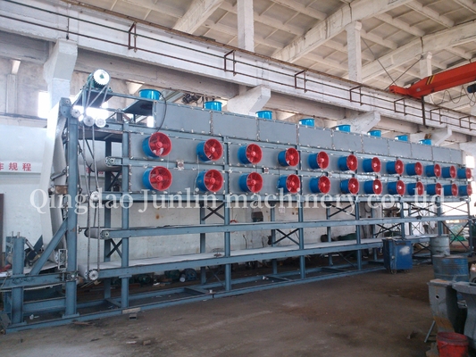 Flat Sheet Conveyor Type Batch Off Cooler Machine Rubber Cooling Line Customized