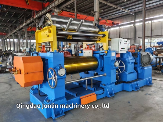 XK-450 18 Inch Rubber Two Roll Mixing Mill With Stock Blender