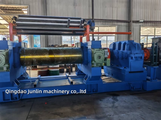 Two Roll Stock Blender Open Mixing Mill Automated For Conveyor Belt Manufacturers