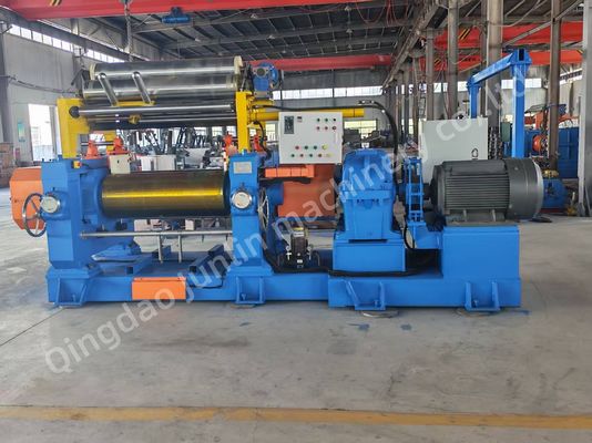 Open Mixing Mill Machine XK-450 With Motor Of 55KW And Diameter Of 450mm