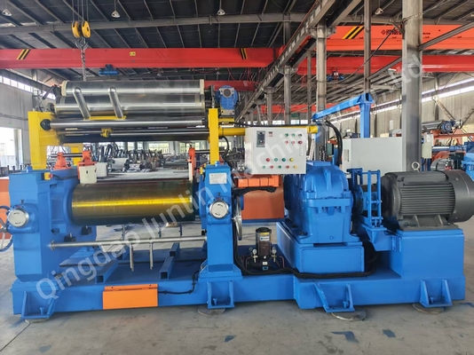 XK-450 Open Type Two Roll Mixing Mill For Cable And Hose Processing