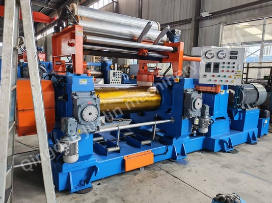 XK-450 Open Type Two Roll Mixing Mill For Cable And Hose Processing