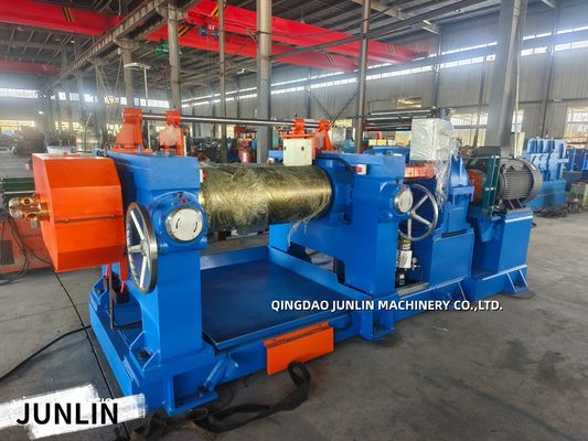 Automatic Rubber Mixer Double Shaft Two Roll Open Mixing Mill XK-400