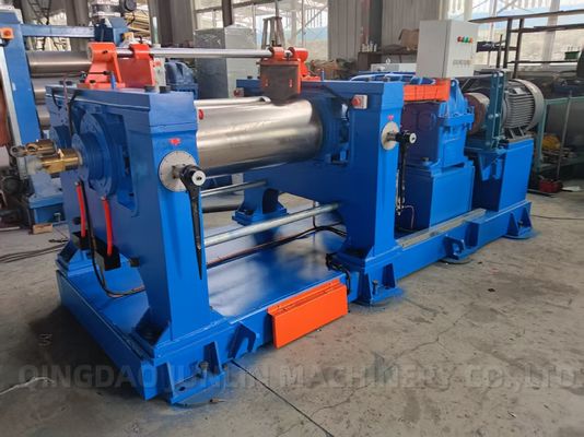 14 Inch Rubber Mixing Machine / Two Roll Mixing Mill XK-360 With Hardened Gear Reducer