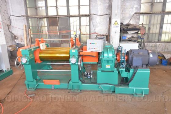 Compact Rubber Sheet Open Type Two Roll Mill Machine / Rubber Mixing Mill