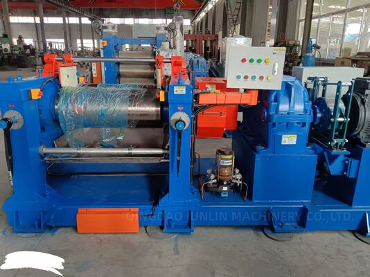 XK-360 Rubber Mixing Mill Machine/Open Type Two Roll Mill Sheeting Plant