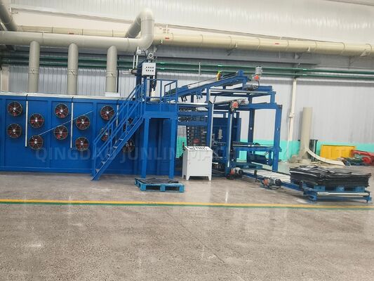 Floor Standing Type Batch Off Cooler / Rubber Sheet Cooling Line