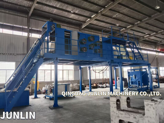 Overhead Type Rubber Batch Off Cooling Unit With Water Cooling Machinery