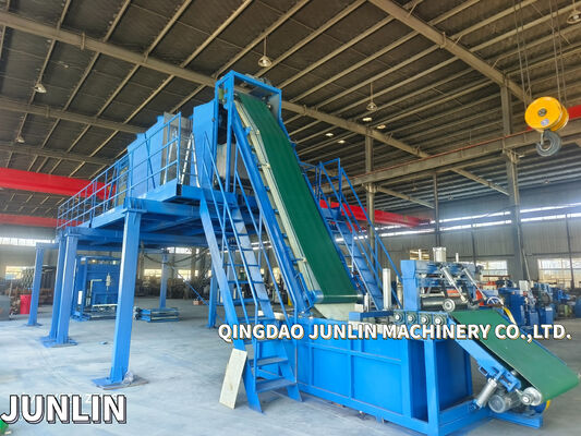 Overhead Batch Off Cooler with Auto Stacking and Cutting for Rubber Sheet Cooling