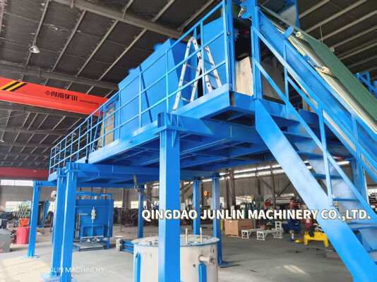 Overhead Batch Off Cooler with Auto Stacking and Cutting for Rubber Sheet Cooling