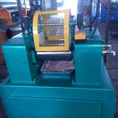 XK-160 Open Rubber Mixing Mill / Two Roll Mill For Lab 