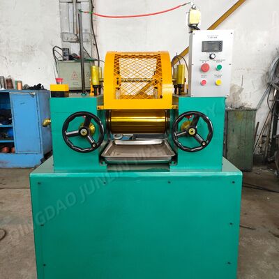 XK-160 Open Rubber Mixing Mill / Two Roll Mill For Lab 