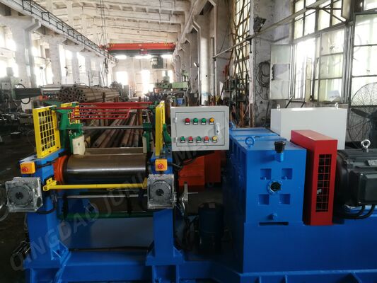 XK-250 Two Roll Rubber Mixing Mill Machine With Emergency Stop Device