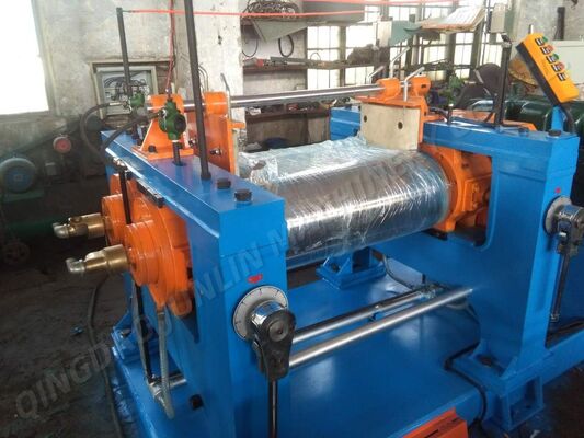 10 Inch XK-250 Natural Rubber Low Noise Rubber Two Roll Mixing Mill 