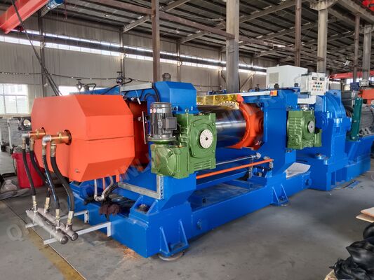 High Performance XK-660 Two Roll Rubber Open Mixing Mill With PLC Control