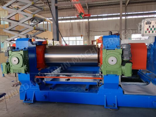 High Efficiency Fully Automatic XK-660 Two Roll Mixing Mill For Rubber Mixing