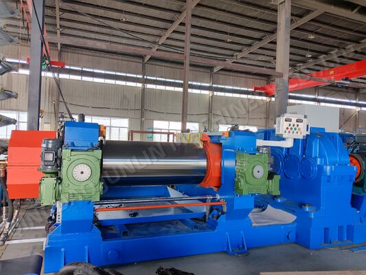 High Efficiency Fully Automatic XK-660 Two Roll Mixing Mill For Rubber Mixing